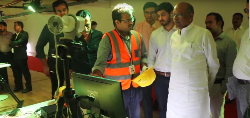 Me with Indian Minister